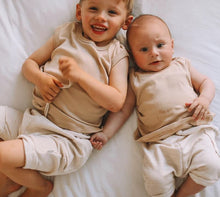 Load image into Gallery viewer, SALE - OATMEAL Tracksuit Shorts