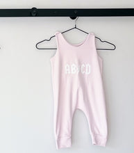 Load image into Gallery viewer, SALE - Summer Romper - abcd pink