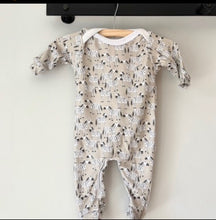 Load image into Gallery viewer, Footed Romper - Zebras