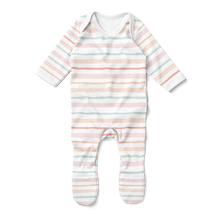 Load image into Gallery viewer, Footed Romper - Candy Stripes