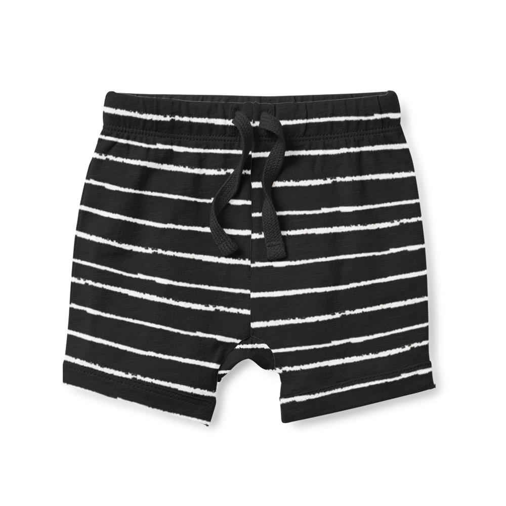 Shorts -Stripe Black
