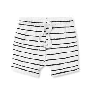 Shorts -Stripe White