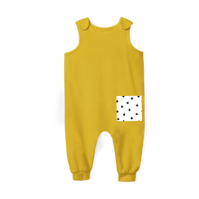 Load image into Gallery viewer, Summer Romper - Mustard /Black Cross Pocket