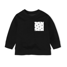 Load image into Gallery viewer, Sweater - Black/Cross White Pocket