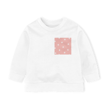 Load image into Gallery viewer, Sweater - White/Cross Blush