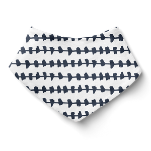 Bandana Bib - Morse Midnight