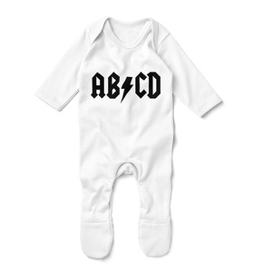 Footed Romper - ABCD