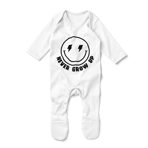 Footed Romper - Never Grow up