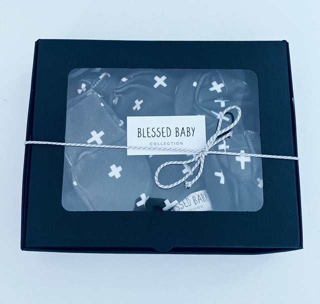 Baby Gift Box Set - Cross White