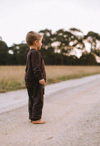 Tracksuit Set - Brown Fleece