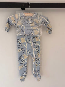 SALE - Footed Romper and Beanie Set - Koala