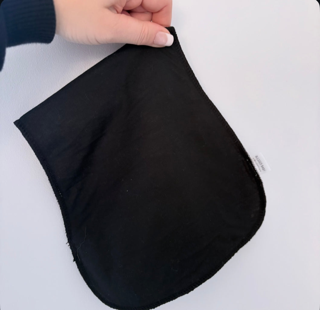 Burp Cloth - Black and White