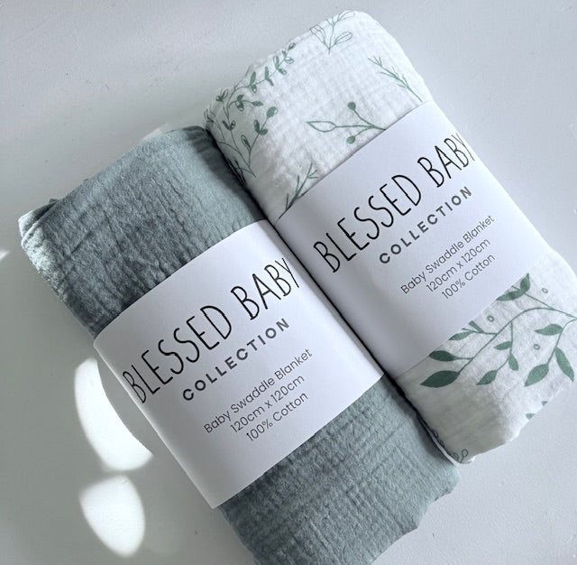 Swaddle Blanket - Leaves