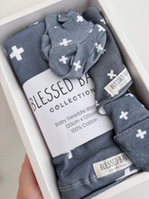 Load image into Gallery viewer, SALE - Baby Gift Box - Cross Blue Set
