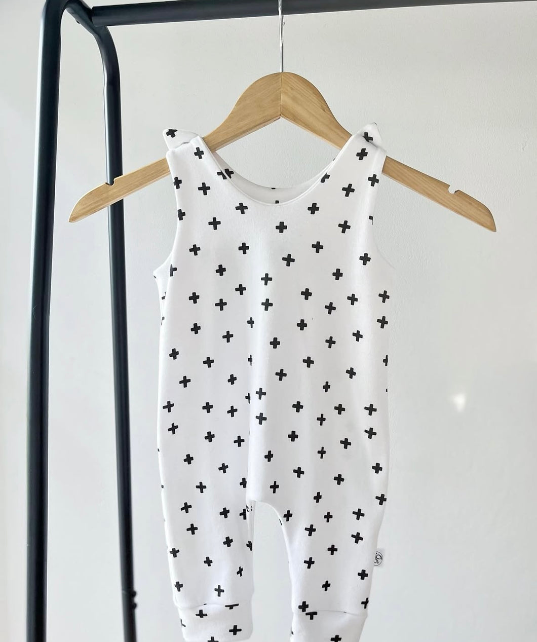 Summer Romper - Black Cross