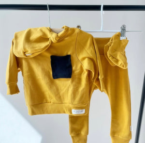 Sweater Set - Mustard - black pocket