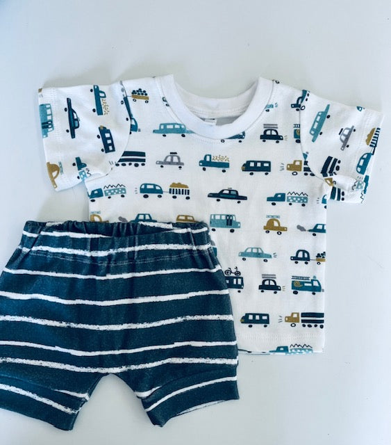SALE - T.shirt and Shorts set  - Cars