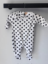 Load image into Gallery viewer, Footed Romper -  Polka Dot
