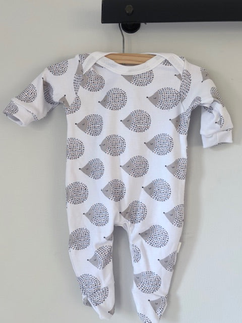 Footed Romper -  Hedgehog