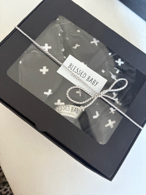 Baby Gift Box Set - Cross White