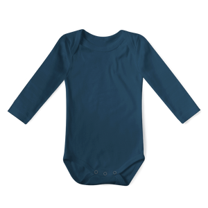 SALE - Long Sleeve Onesie - Navy