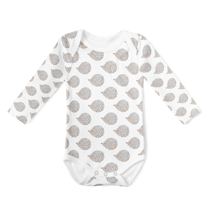 Long Sleeve Onesie - Hedgehog