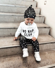 Load image into Gallery viewer, Sweater Set - No Nap Club/Cross Black
