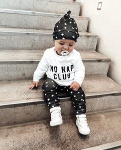 Sweater Set - No Nap Club/Cross Black