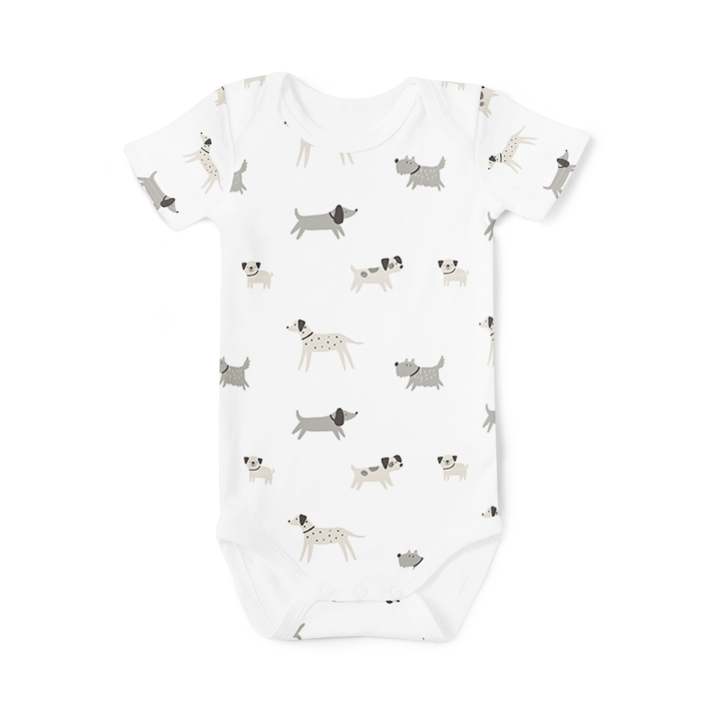 Short Sleeve Onesie -  Dogs