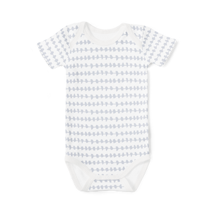 Short Sleeve Onesie -  Morse Grey