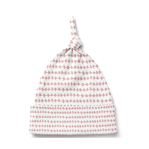 Knot Beanie - Morse Pink