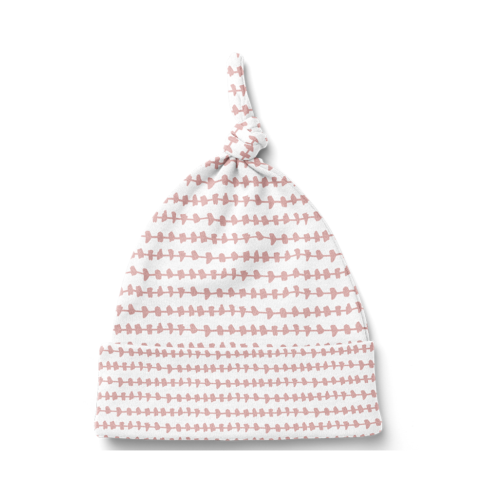 Knot Beanie - Morse Pink