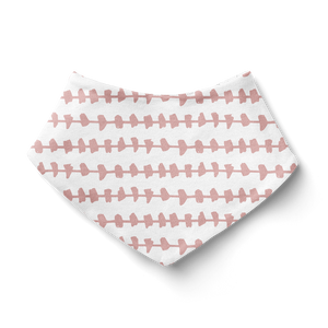 Bandana Bib - Morse Pink