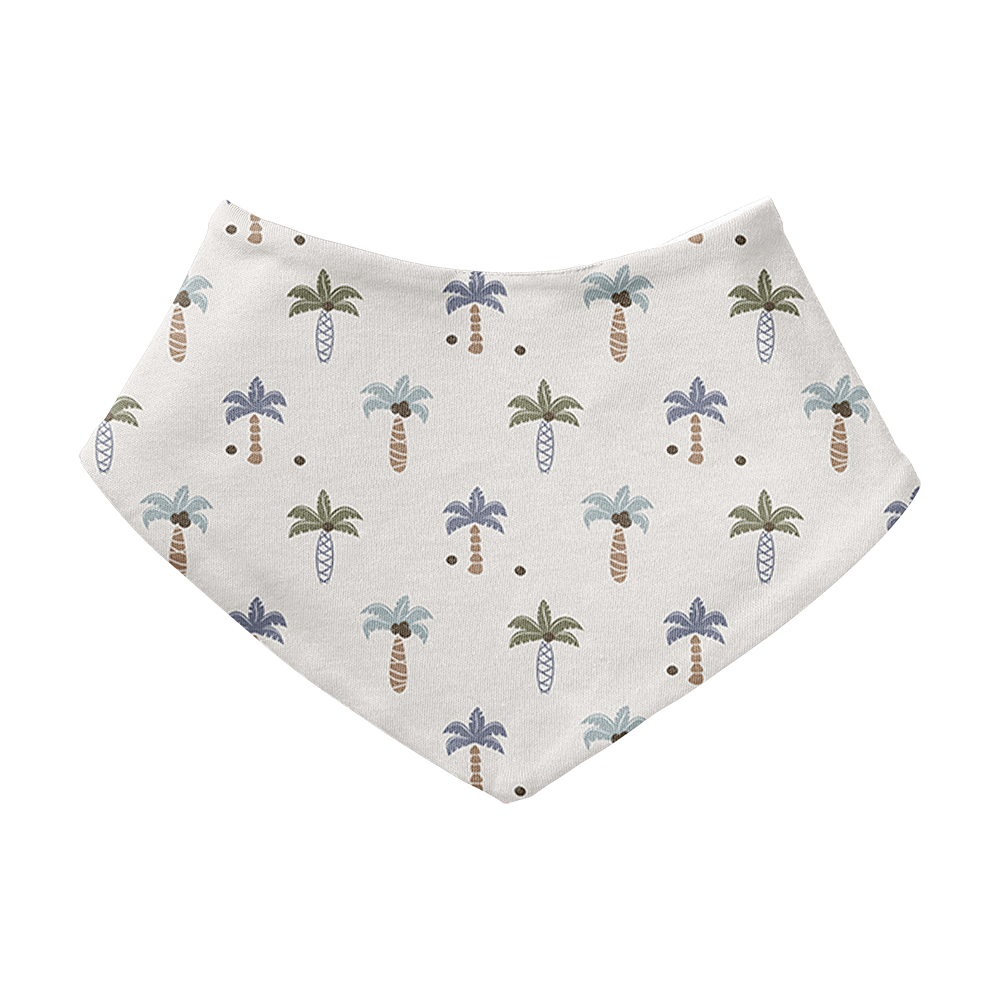 SALE - Bandana Bib - Palm tree