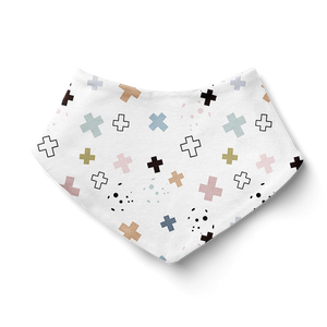Bandana Bib - Playful cross