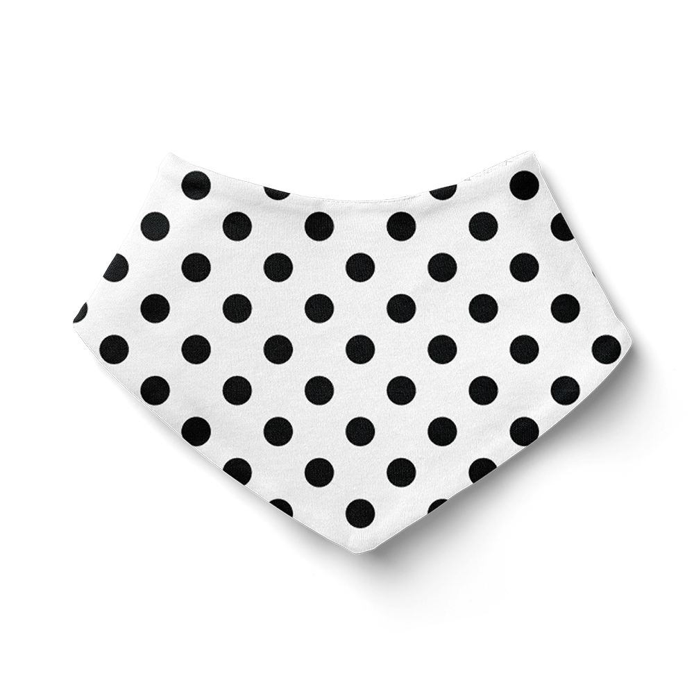 SALE - Bandana Bib - polka dot