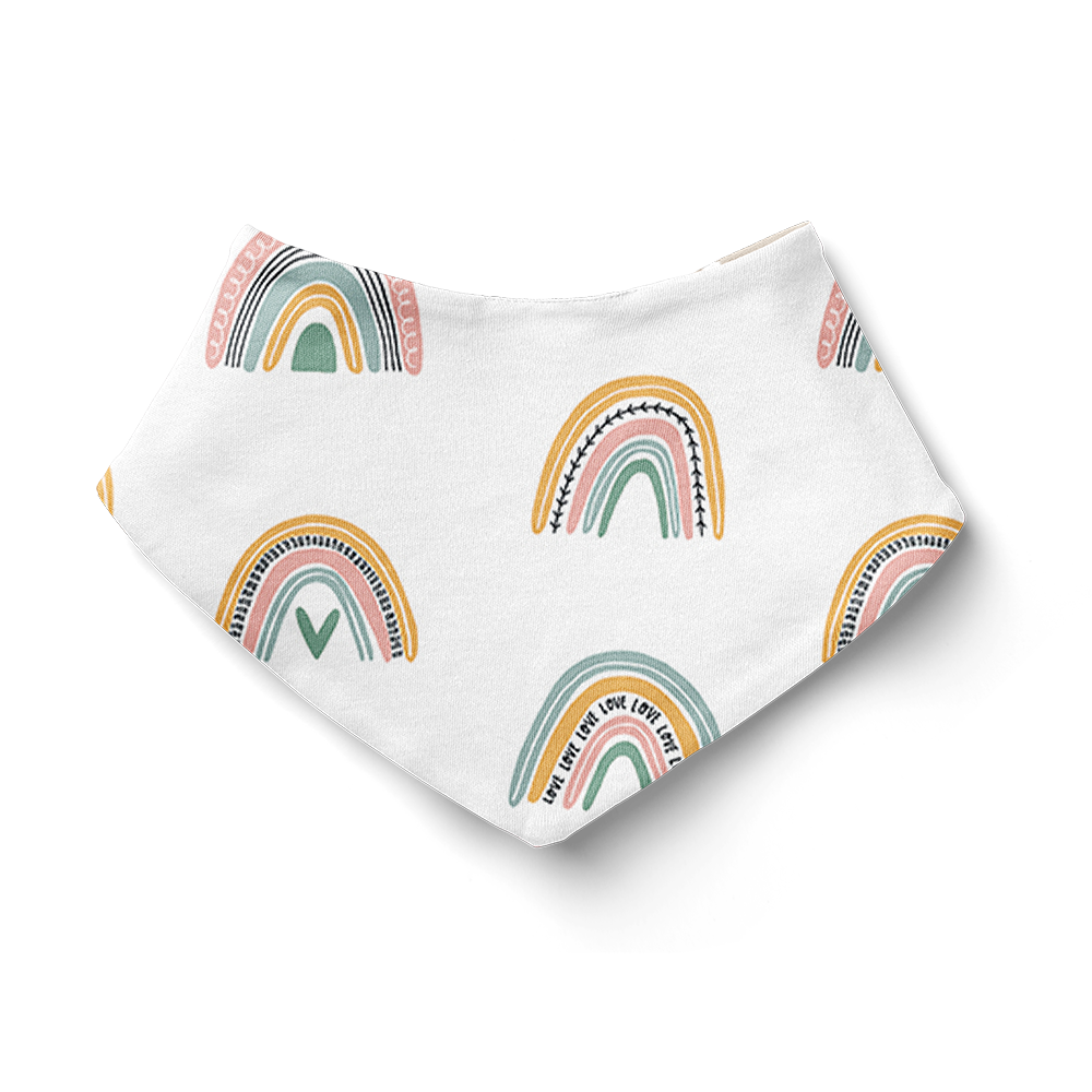 SALE - Bandana Bib - Rainbow