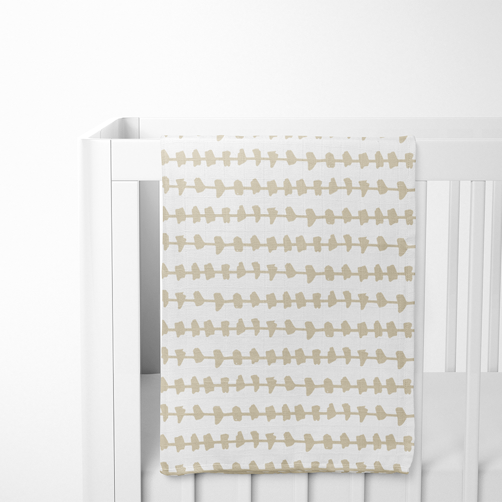 Swaddle Blanket - Morse Stone