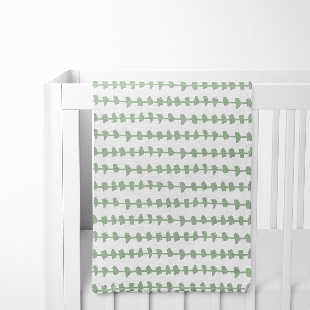 Swaddle Blanket - Morse Sage