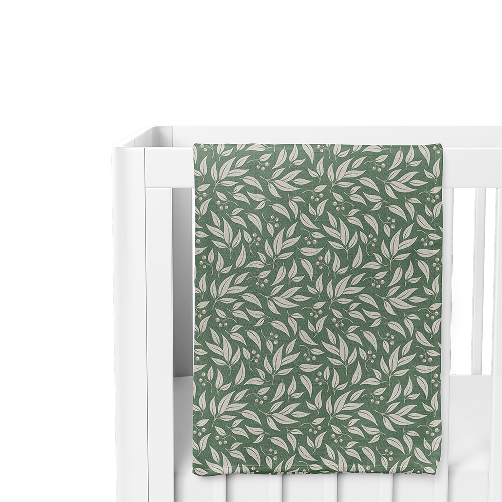 Swaddle Blanket - Willow Leaf Green