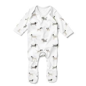 Footed Romper -  Dogs