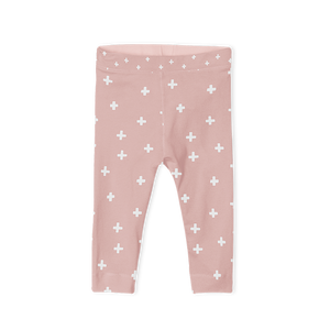 Leggings - Cross Blush