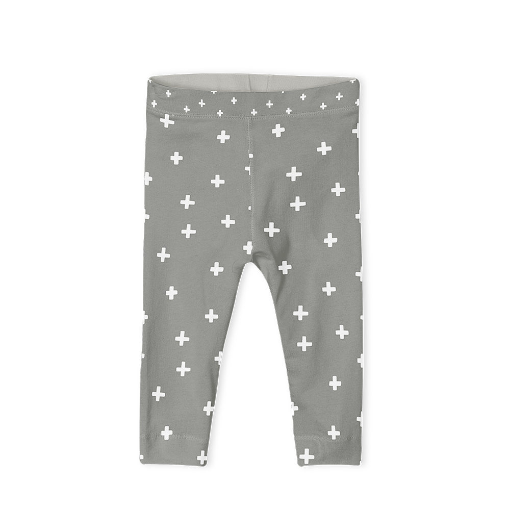 Leggings - Cross Grey