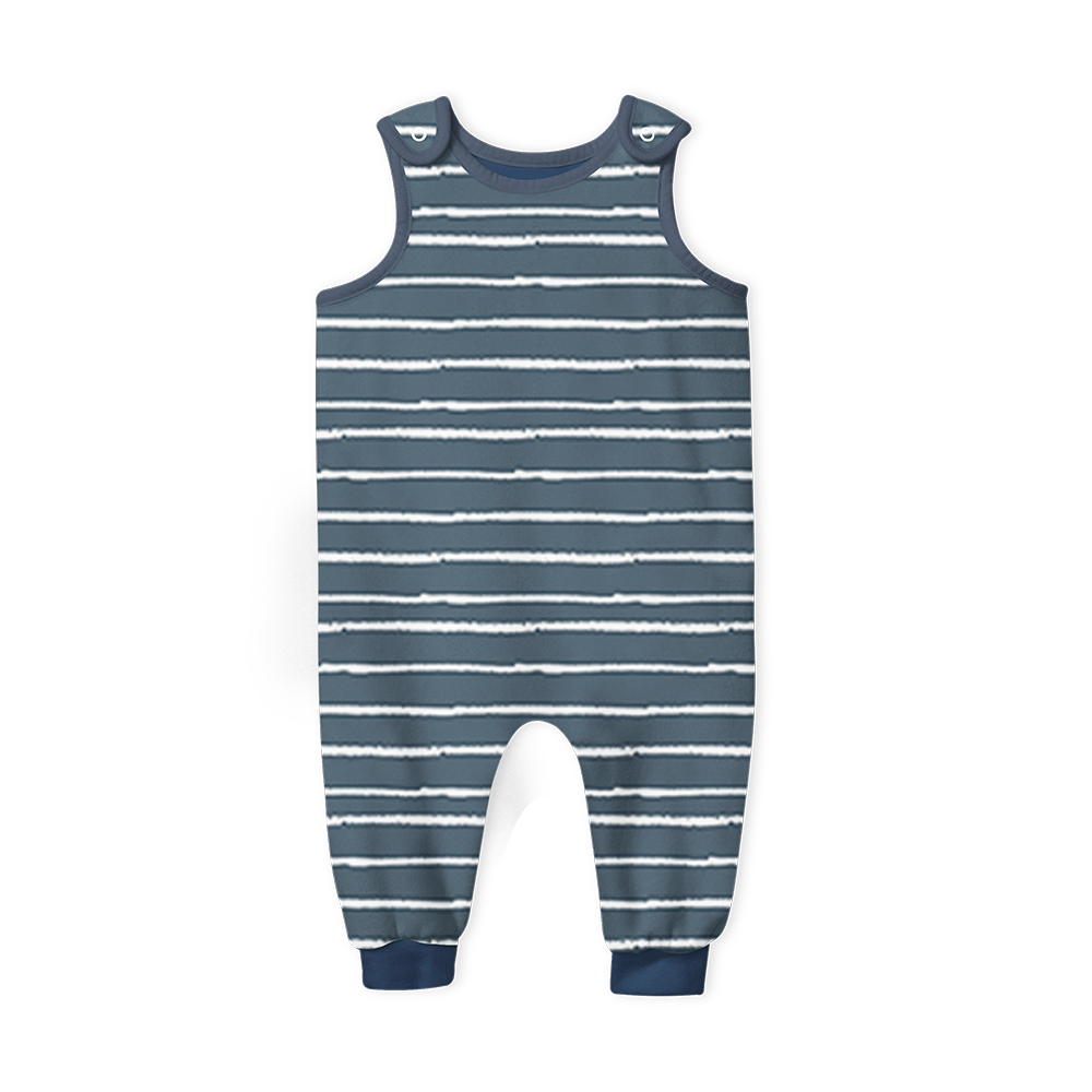 Summer Romper - Stripe Midnight