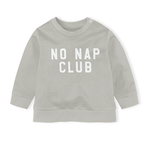 Sweater - No Nap Club Grey