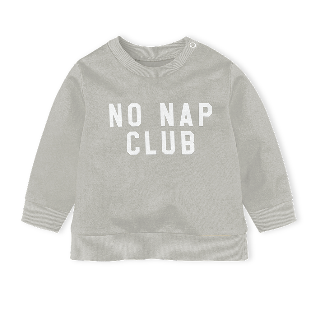 Sweater - No Nap Club Grey