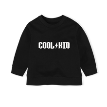 Load image into Gallery viewer, SALE -COOL KID BLACK FLEECE SWEATER
