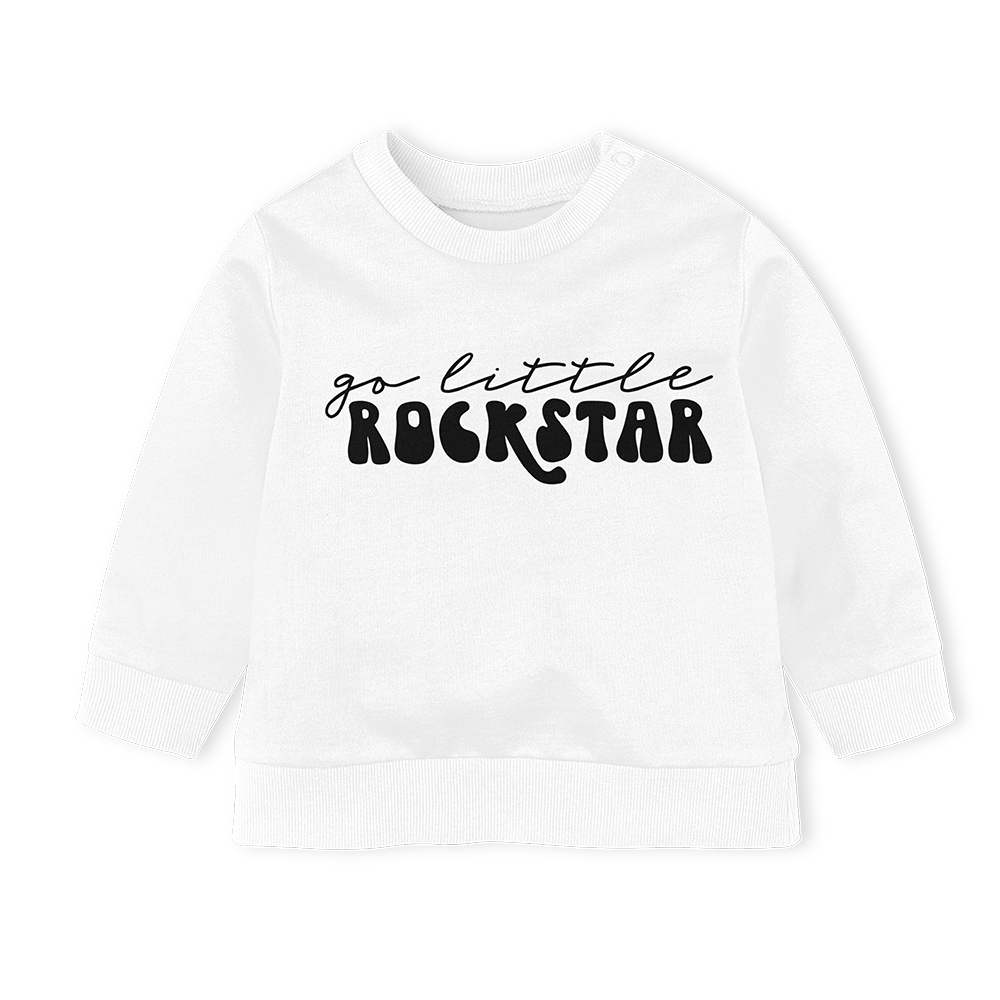 SALE - Sweater - Go little rockstar