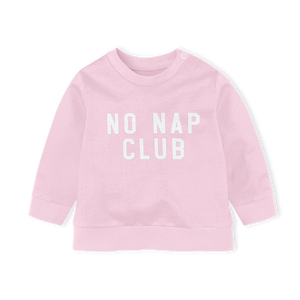 Sweater - No Nap Club Pink