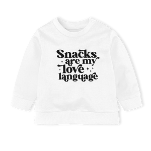 Sweater - Snacks are my love language